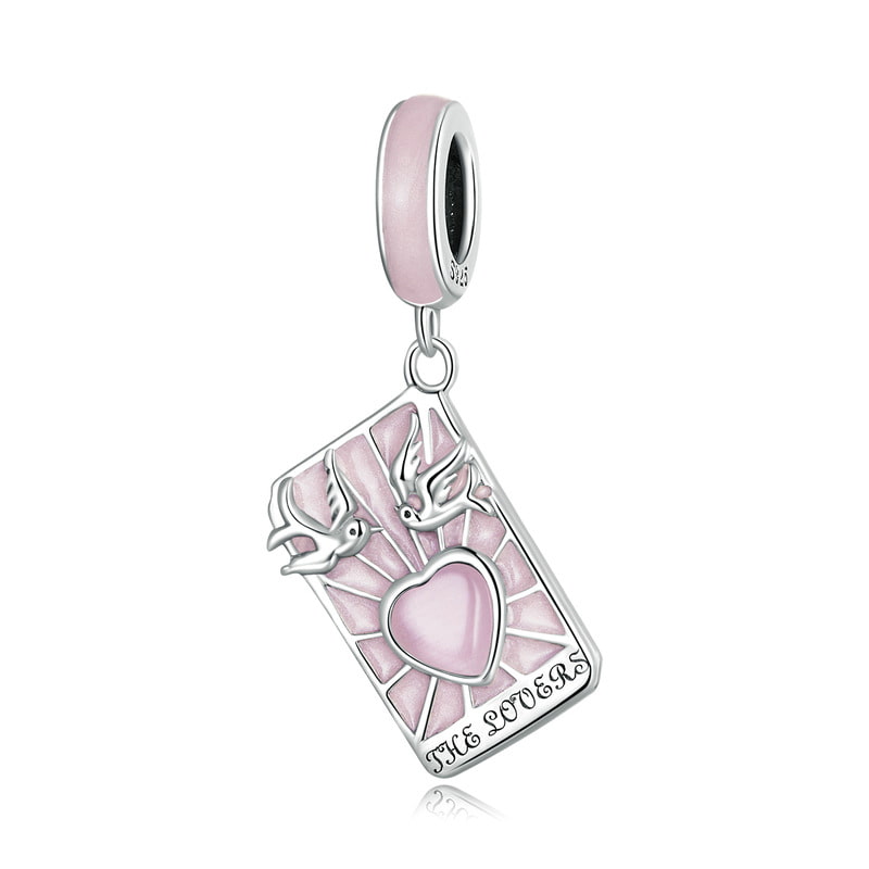 The Lovers Tarot Dangle Charm