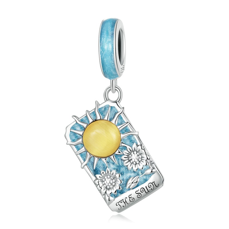 The Sun Tarot Dangle Charm